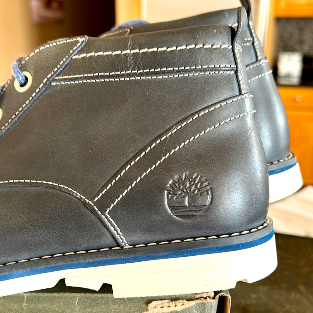 Never worn leather Timberland